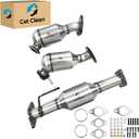 3PCS Catalytic Converter for Buick Enclave Chevy Traverse 2009-2017 3.6L | GMC Acadia 2009-2017, Saturn Outlook 2009-2010 3.6L V6 Catalytic Convertor Automotive Replacement EPA Compliant