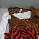 fun shack Women's Pirate Costume - Adult Pirate Wench Outfit for Halloween, Dress Up, Themed Parties, Cosplay Size L