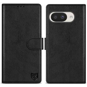 ZZXX for Google Pixel 9A Wallet Case with [RFID Blocking] Card Slot Kickstand Magnetic Closure Leather Flip Protective Phone Case for Google Pixel 9A(Black-6.3 inch)