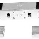 Dual Door Magnetic Lock 1200lbs Holding Force Electromagnetic Lock 12V Fail Safe for Double Door Access Control System