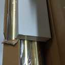 BlastHome Non-Adjustable Luxury Curtain Rods for Windows, 1  Rod Set, 11 foot Fixed Length (Three Rods Connect for a Seamless Look), Brushed Gold