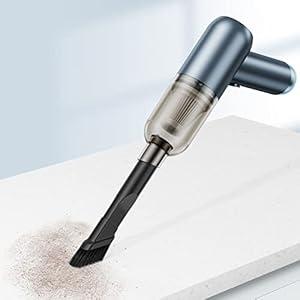 Portable Mini Handheld Car Vacuum Cleaner with Powerful Suction, High Power Cordless Sweeper, Dust Buster, Lightweight, Easy to Hold, Quiet Electric Air Duster, Small Vacuuming for Home, Kitchen, Gift