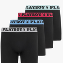 Playboy Mens Underwear 4 Pack Boxers for Men Gifts for Men Boxer Briefs, Size M