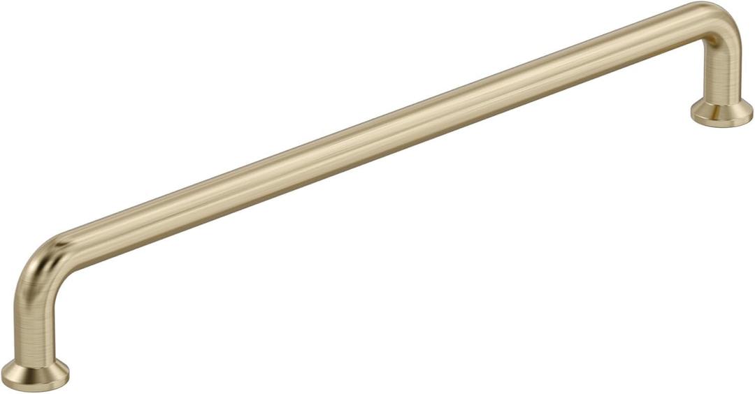 Amerock Factor 10-1/16 inch (256mm) Center-to-Center Golden Champagne Cabinet Pull, BP36964BBZ