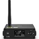 1Mii DS220 HiFi Bluetooth 5.3 Receiver  Long Range Wireless Audio Adapter with Audiophile DAC, LDAC & aptX HD, OLED Display, Optical/RCA Outputs for Home Stereo & AV Receiver, EQ Mode (Black)