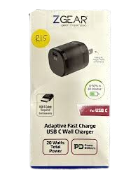 ZGear 20W TYPE C USB WALL CHARGER