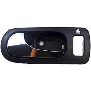 PT Auto Warehouse GM-2312MA-FL - Inside Interior Inner Door Handle, Black (Ebony) Housing with Chrome Lever - Driver Side Front