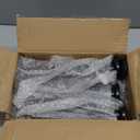 4-Piece Adjustable Height Bed Support Legs, Extra Sturdy Steel with Wider Rubber Base,King, Queen (10"-16.5")