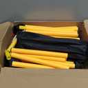 Realspring 2 Set Football Goal Post Yard Football Chairs Outdoor Games Outdoor Toss Goal Post Set for Backyard, Beach, Park, Tournaments, Sports Training