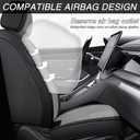 Car Seat Covers for Jeep Gladiator 2020-2026, Premium Nappa Leather Waterproof & Anti-Slip, Full Coverage Customized fit Jeep Gladiator Seat Covers Full Set (5 Seats Luxury,Black-Gray)