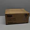 Ginkgo 100 Pack 12 oz Leak-Proof Coffee Cups with Lids and Sleeves Disposable To Go Hot Travel Paper Cups, Hot Chocolate, Cocoa, Coffee Bar Accessories