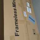 20x28 Inch Frameless Oval Bathroom Mirror, Bathroom Mirror for Over Sink, Beveled and Polished, Decorative Wall Mirror for Bathroom, Bedroom, Vanity, Entryway, Modern & Elegant Look (Silver 1 Pack)