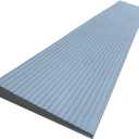 0.8" Rise Rubber Threshold Ramp for Doorways Heavy Duty Wheelchair Ramp, Non-Slip 1 Pack Gray Native Rubber Power Handicap Ramp for Door Threshold Wheelchair Scooter Ramp Curb Ramp (SW-TPR20)
