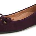 Vionic Klara Ballerina/ Skimmer Shoes Winter Plum Suede 9.5 M