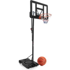 Basketball Hoop Outdoor, Height Adjustable, Portable Basketball Hoops & Goals for Your Family in Backyard/Driveway/Indoor, with Enlarged Base and PC Backboard