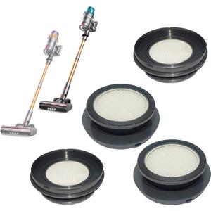 4 Pack X7A/X7A Pro Hepa Replacement Filters Compatible with SunSare Cordless Vacuum Cleaner, Washable Hepa Filters Works with Fieety V7 Vacuum