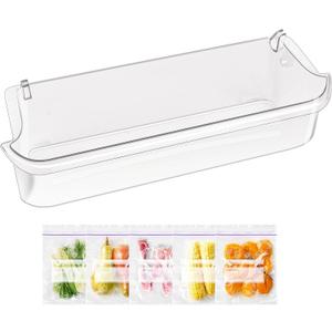 241505301 Refrigerator Door Shelf Bin Compatible with Frigidaire Door Shelf 241505300 Kenmore 2 Liter Door Bin Replacement Parts AP3769131 FGHC2331PF FGSC2335T FFSC2323T LGHK2336T Shelves Bin