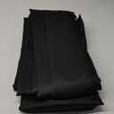 NICETOWN High-End Thermal Curtains, Full Blackout Curtains 84 inches Long for Dining Room, Soundproof Window Treatment Drapes for Hall Room, Black, 52 inches Wide Per Panel, Set of 2 Panels (52"W x 84"L (Pack of 2), Black)