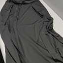 EKALIY Lowcut Sleeveless Long Dress, Black, Size XL