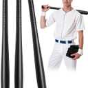 Liliful 3 Pieces Plastic Baseball Bat 29.5 Inch Solid Lightweight Plastic Bat with Molded Grip Handle for Practice Festival Gift Party Decoration