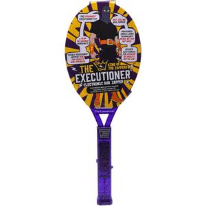 The Executioner Fly Zapper Mosquito, Wasp, Bug, Insect Killer Swatter Electric Fly Zapper Racket Single Layer for Efficient Zapping Indoor Outdoor (Purple)