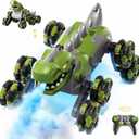 8WD Remote Control Car, 2.4GHz Remote Control Dinosaur for Boys 4-7,Suitable for Children Aged 8-12, Children's Birthday Gift Recommendation (Green)
