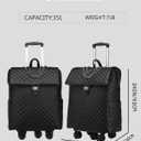 VH&GRED Leather Suitcase Travel luggage Net Red Trolley Suitcase Female Boarding Case Universal Wheel Light Luggage Fashion Travel Luggage (Carry-On 20-Inch-A)