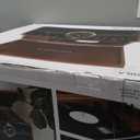 Victrola The Empire Mid-Century 6-in-1 Turntable & Multimedia Center with Built-in Speakers  3 Speed, Bluetooth Connectivity, Radio, Cassette & CD Player, RCA Out, Headphone Jack (Walnut)