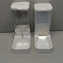 Gravity Pet Feeder and Water Dispenser Set, Automatic Dog Feeder and Dog Water Dispenser for Dogs Cats Pets Animals Large Capacity(3.8L)