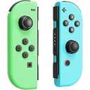 Sylphidara Replacement for Nintendo Switch Controller, Switch Controllers Compatible with Nintendo Switch/OLED/Lite, Support Dual Vibration/6Axis Gyro/Motion Control/Wakeup (Purple&O)