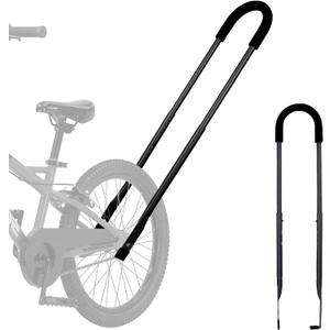 Children Cycling Bike Safety Trainer Handle Balance Push Bar (a-black)