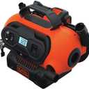 BLACK+DECKER Tire Inflator Portable Air Compressor, Air Pump for Inflatables, 3 Modes: Electric Outlet, 12V Car Adapter and Cordless 20V MAX, Battery Sold Separately (BDINF20C)