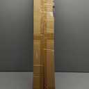 Muzata 25Pack 32'' Aluminum Deck Balusters Facemount Rectangular Railing Metal Spindles with Screws Stair Porch Staircase Deck Spindles for Wood and Composite Fencing WT34