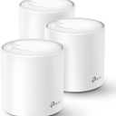 TP-Link Deco WiFi 6 Mesh System (Deco X20) - Covers up to 5800 Sq.Ft, Replaces Wireless Routers and Extenders, 3-Pack, 6 Ethernet Ports in Total, Supports Wired Backhaul, Dual-Band WiFi