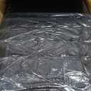 Wimarsbon Storage Ottoman, Vanity Stools with Metal Legs, 16.5" x 11.8" x 18" Modern Faux Mink Fur Footstool, Makeup Chair with Anti-Slip Feet, Accent Table,Footrest,Storage Bench for Bedroom (Black)