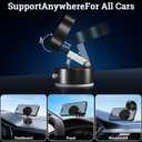 3 x Magnetic Phone Holder, Suction Cup Phone Mount, Foldable Strong Magnetic Cell Phone Holder for Car/Gym/Mirror/Smooth Surface, Compatible with Magsafe iPhone (White)