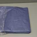 Pioggia Vinyl Tablecloth with Flannel Backing Rectangle Waterproof Oil-Proof Plastic Table Cloth Wipeable PVC Table Cover for Indoor and Outdoor (Blue, 60 x 84 Inch)