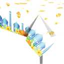 Adirasenotek 3Pcs Ramadan Mubarak Tablecloths Eid Rectangular Plastic Table Covers Disposable Tablecloths for Home Kitchen Birthday Baby Showers Party Decorations(Colorful)