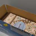 Stair Treads for Wooden Steps Indoor, 15 Pack 8" X 30" Non Slip Carpet Stair Treads with Reusable Adhesive for Kids Elders and Dogs, TPR Backing Stair Rugs Oriental Staircase Step Treads,Bohemia (Dark Brown)