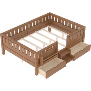 Twin Size Platform Bed, size: 78.54*11.81*5.91 in (Twin)