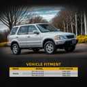 DWVO Radiator Compatible with 1997 1998 1999 2000 2001 CRV 2.0L