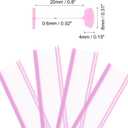 uxcell 5000pcs 0.8 Inch(20mm) Micro Tagging Gun Fasteners, Tag Pins Clothing Tagging Barbs Attachments Plastic Garment Price Tag Barb for Clothes, Pink