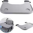 Wheelchair Lap Tray, Wheelchair Tray Table Removable Adult with Cup Slot, Wheelchair Accessories for Adults Thickened Plastic Steel Material, for Wheelchair Occupants to Read, Write, Eat and Drink