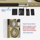 RUMOSE Brushed Gold Shower Panel Tower System, 5-Mode Shower Faucet Set