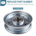 Finish Mower Idler Pulley, Replaces King Kutter Part #164090, for RFM Series Finish Mowers,4', 5', 6' Mowers