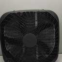 Amazon Basics 3-Speed Box Fan for Bedroom, Portable with Carry Handle, Powerful Airflow, 5 Blades, Lightweight Design, 67 Watts, 20-Inch, Black, 6.8"D x 20.86"W x 21.33"H