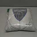 Women's Oversized Striped V Neck Sweater 2024 Fall Long Sleeve Knit Color Block Sweaters Casual Trendy Pullover Top Size L