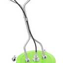 30'' Pressure Washer Surface Cleaner with 4 Wheels - Stainless Steel Surface Cleaner for Pressure Washer Attachment for Concrete, Driveway, Patio, Sidewalk, Deck and Driveways (30 Inch GREEN)