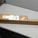 Ivilon Drapery Treatment Window Curtain Rod - Acrylic Ball 1 inch Pole. 48 to 86 Inch. Warm Gold