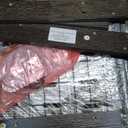 Hanging Pot Rack, Ceiling Mounted Pot Hanger, Vintage Pot Rack for Kitchen, Pot Storage Organizer, with 12 S-Shaped Hooks, for Cookware Storage, Space Saving, Charcoal Black and Black TPR01BC